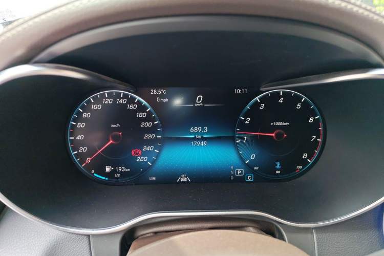 Used Mercedes-Benz GLC 2021 GLC 300 L 4MATIC Dynamic Model Instrument Cluster