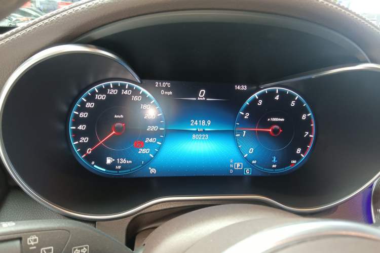 Used Mercedes-Benz GLC 2021 GLC 260 L 4MATIC Luxury Model Instrument Cluster