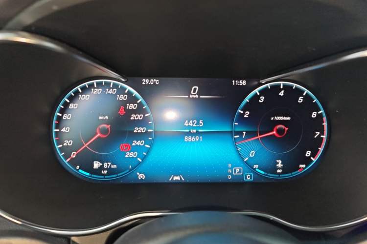 Used Mercedes-Benz GLC 2021 GLC 300 L 4MATIC Dynamic Model Instrument Cluster