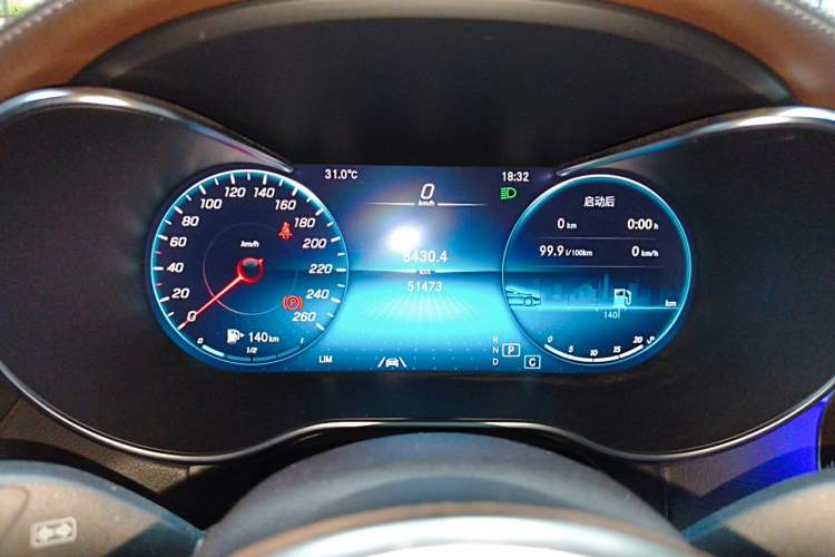 Used Mercedes-Benz GLC 2021 GLC 300 L 4MATIC Dynamic Model Instrument Cluster