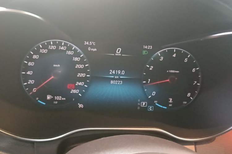 Used Mercedes-Benz GLC 2021 GLC 260 L 4MATIC Luxury Model Instrument Cluster