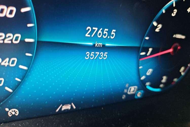 Used Mercedes-Benz GLC 2021 GLC 300 L 4MATIC Dynamic Model Odometer Close Up