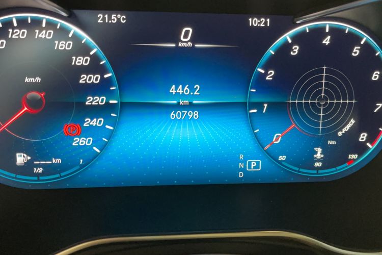 Used Mercedes-Benz GLC 2021 GLC 260 L 4MATIC Dynamic Edition Odometer Close Up