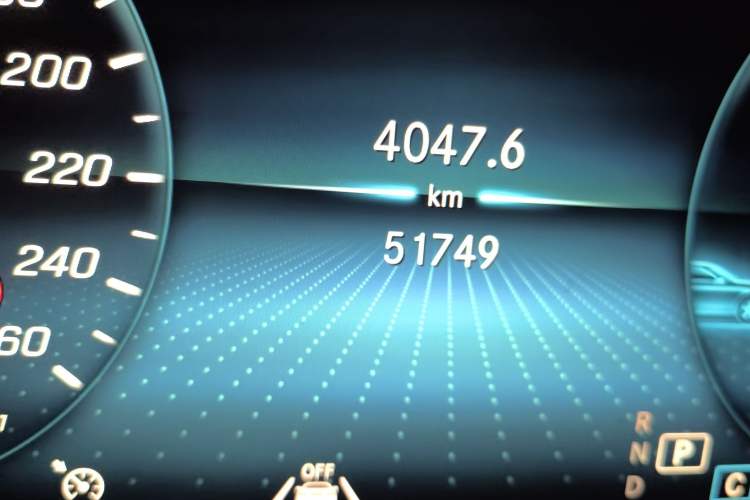Used Mercedes-Benz GLC 2021 GLC 300 L 4MATIC Dynamic Model Odometer Close Up