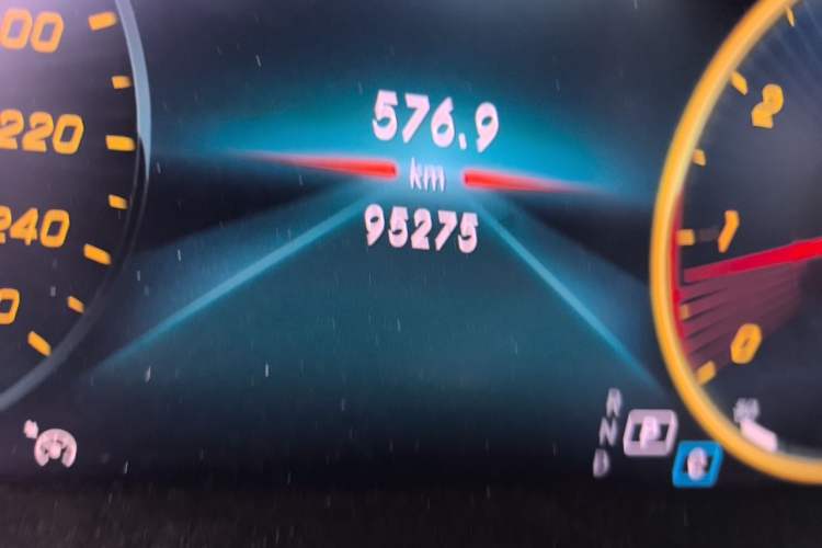 Used Mercedes-Benz GLC 2021 GLC 260 L 4MATIC Luxury Model Odometer Close Up