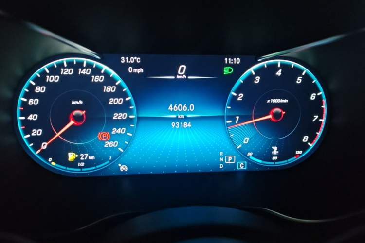 Used Mercedes-Benz GLC 2021 GLC 260 L 4MATIC Luxury Model Instrument Cluster