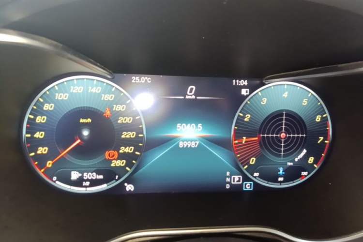 Used Mercedes-Benz GLC 2021 GLC 260 L 4MATIC Luxury Model Instrument Cluster