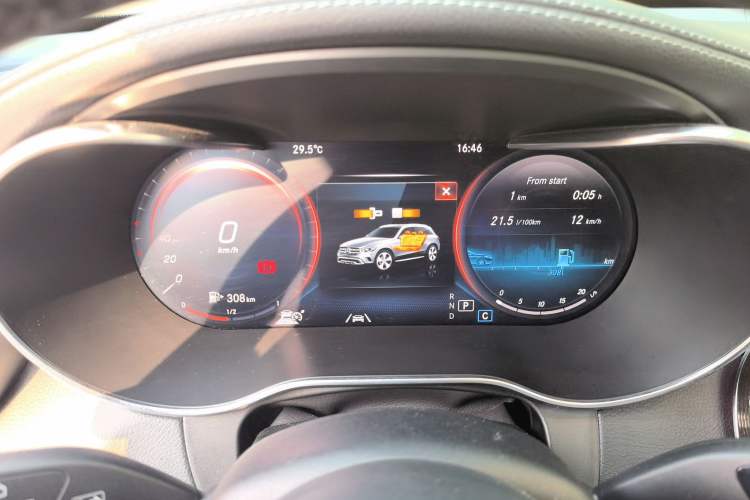 Used Mercedes-Benz GLC 2021 GLC 300 L 4MATIC Dynamic Model Instrument Cluster