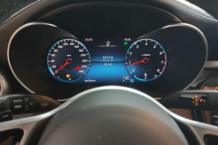 Used Mercedes-Benz GLC 2021 GLC 260 L 4MATIC Luxury Model Instrument Cluster
