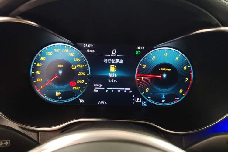 Used Mercedes-Benz GLC 2021 GLC 300 L 4MATIC Dynamic Model Instrument Cluster