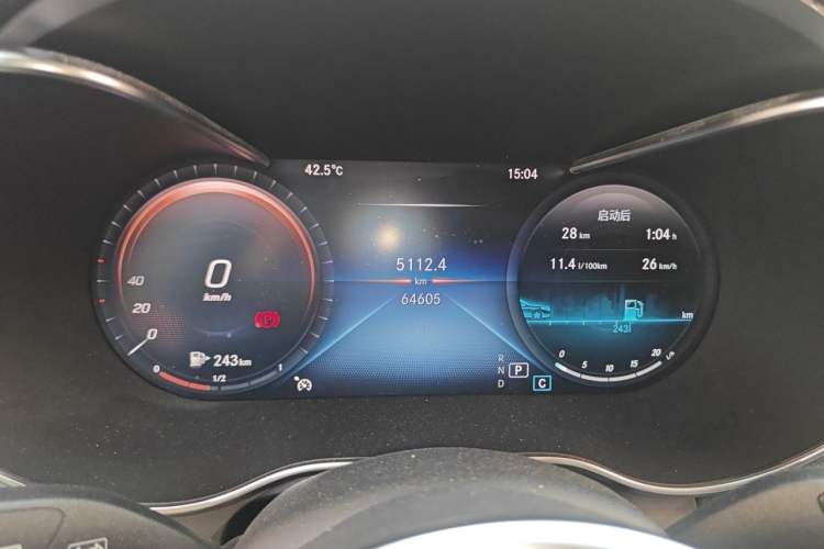 Used Mercedes-Benz GLC 2021 GLC 260 L 4MATIC Luxury Model Instrument Cluster