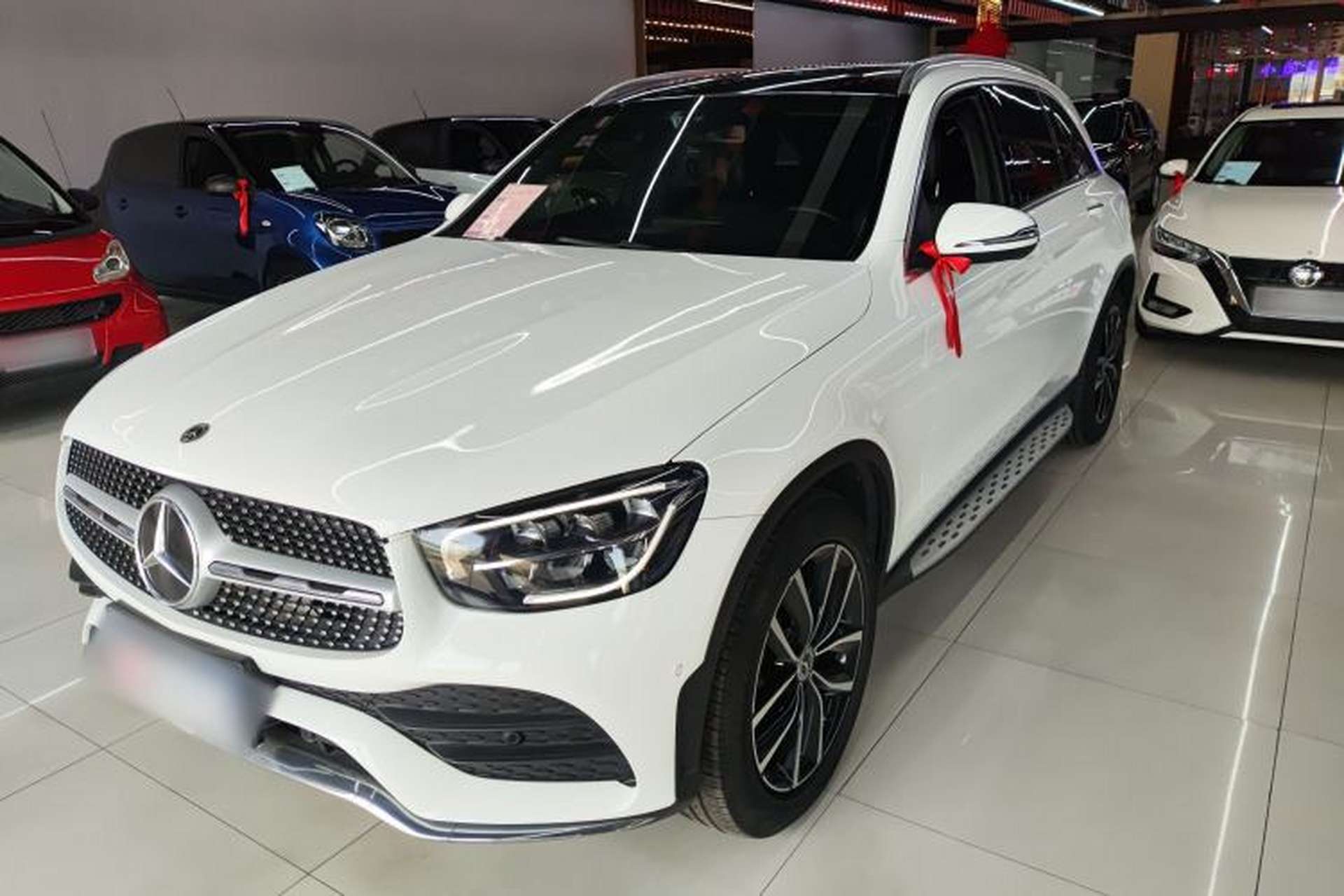 Used Mercedes-Benz GLC 2021 GLC 260 L 4MATIC Luxury Model Front Left 45 Deg