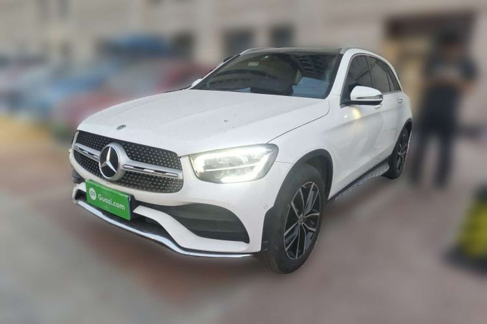 Used Mercedes-Benz GLC 2021 GLC 260 L 4MATIC Luxury Model Front Left 45 Deg