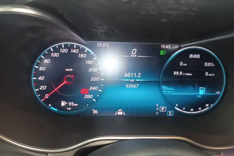 Used Mercedes-Benz GLC 2021 GLC 300 L 4MATIC Dynamic Model Instrument Cluster