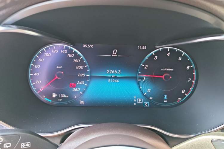 Used Mercedes-Benz GLC 2021 GLC 260 L 4MATIC Luxury Model Instrument Cluster