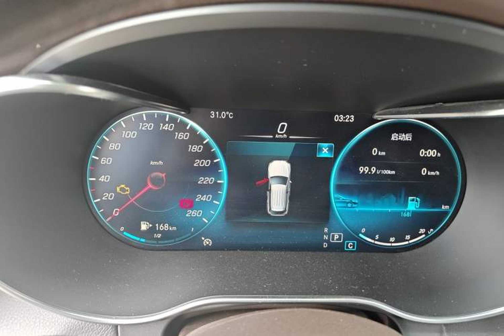 Used Mercedes-Benz GLC 2021 GLC 260 L 4MATIC Luxury Model Instrument Cluster