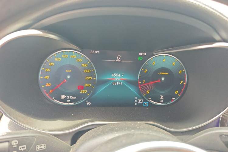 Used Mercedes-Benz GLC 2021 GLC 260 L 4MATIC Luxury Model Instrument Cluster