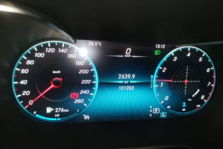 Used Mercedes-Benz GLC 2021 GLC 260 L 4MATIC Luxury Model Instrument Cluster