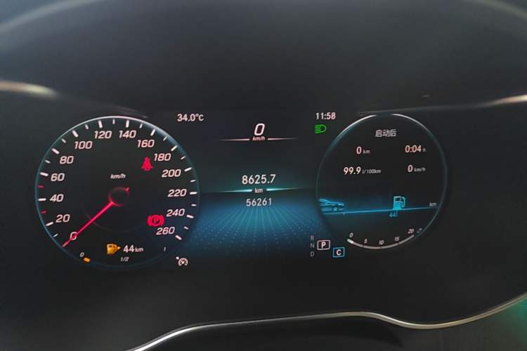Used Mercedes-Benz GLC 2021 GLC 260 L 4MATIC Luxury Model Instrument Cluster