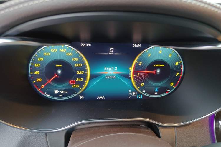 Used Mercedes-Benz GLC 2021 GLC 300 L 4MATIC Dynamic Model Instrument Cluster