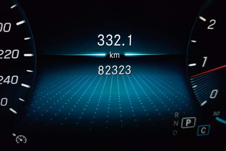 Used Mercedes-Benz GLC 2021 GLC 260 L 4MATIC Luxury Model Odometer Close Up