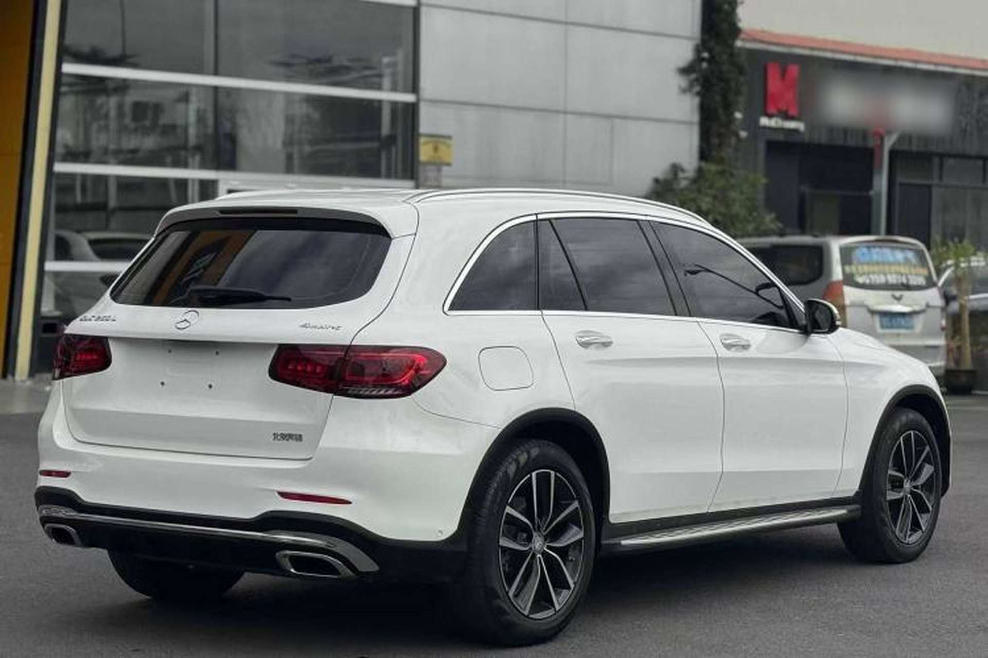 Used Mercedes-Benz GLC 2021 GLC 260 L 4MATIC Luxury Model Rear Right 45 Deg