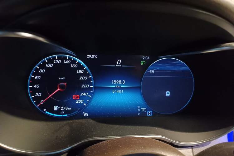 Used Mercedes-Benz GLC 2022 GLC 260 L 4MATIC Luxury Model Instrument Cluster
