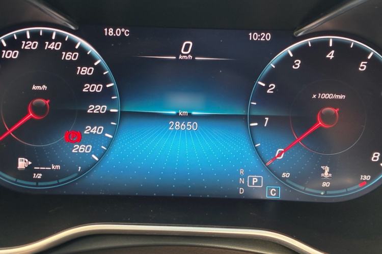 Used Mercedes-Benz GLC 2022 GLC 300 L 4MATIC Dynamic Edition Prestige Model Instrument Cluster