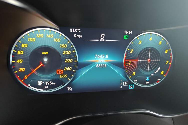 Used Mercedes-Benz GLC 2022 Refreshed GLC 300 L 4MATIC Dynamic Edition Prestige Version Instrument Cluster