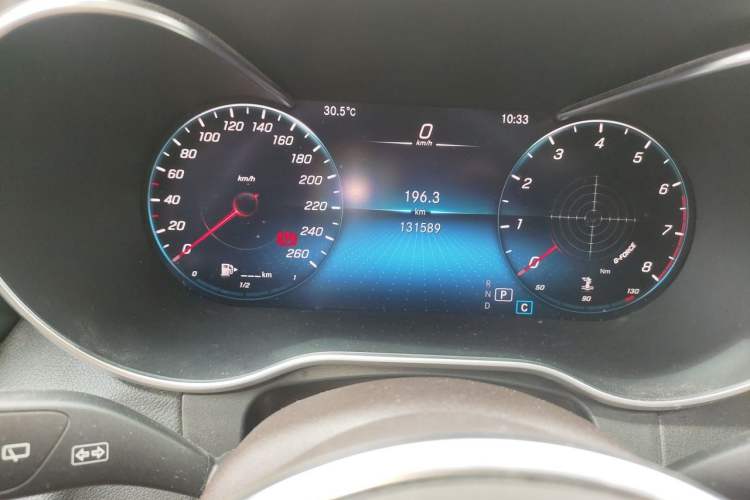 Used Mercedes-Benz GLC 2022 Facelifted GLC 260 L 4MATIC Dynamic Edition Odometer Close Up