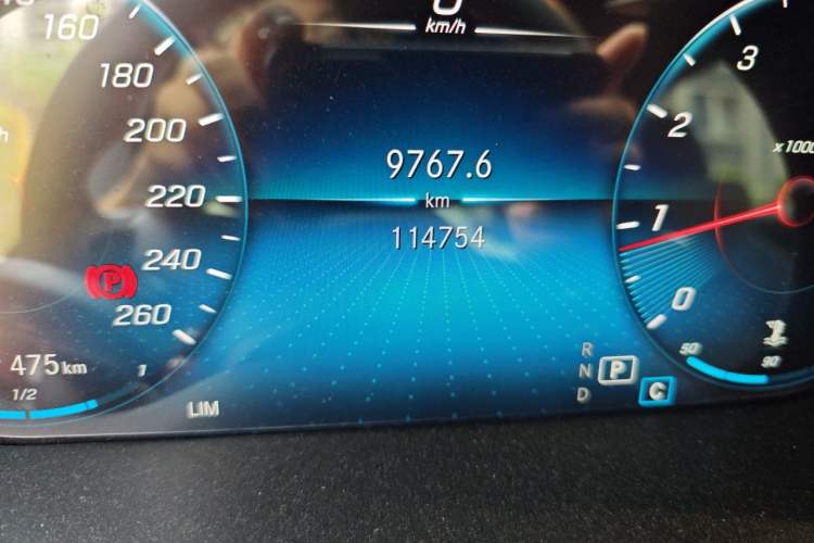 Used Mercedes-Benz GLC 2022 Refreshed GLC 300 L 4MATIC Dynamic Edition Prestige Version Odometer Close Up