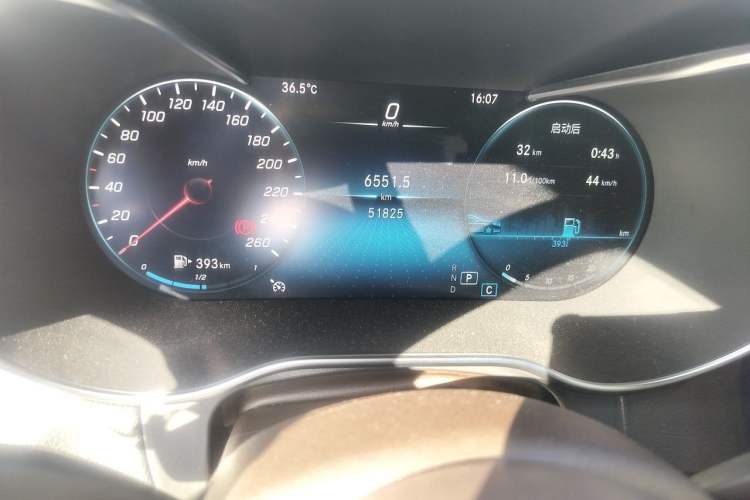 Used Mercedes-Benz GLC 2022 Refreshed GLC 300 L 4MATIC Dynamic Edition Prestige Version Odometer Close Up