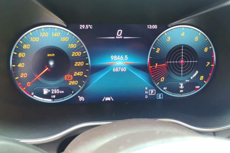 Used Mercedes-Benz GLC 2022 Refreshed GLC 300 L 4MATIC Dynamic Edition Odometer Close Up