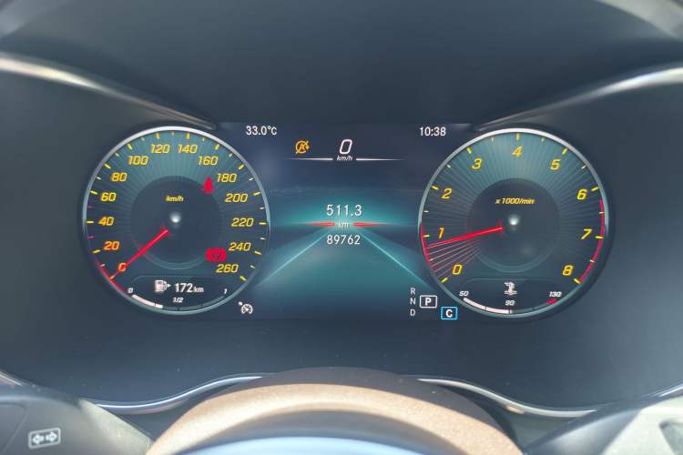 Used Mercedes-Benz GLC 2022 Facelifted GLC 260 L 4MATIC Dynamic Edition Odometer Close Up
