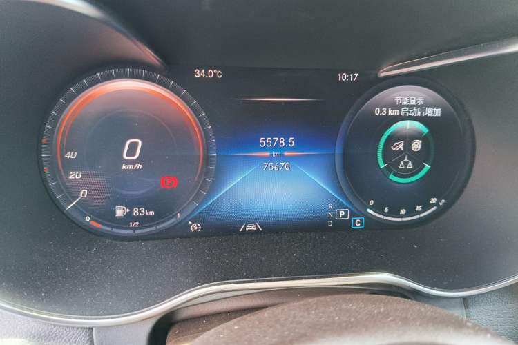 Used Mercedes-Benz GLC 2022 Refreshed GLC 300 L 4MATIC Dynamic Edition Prestige Version Odometer Close Up