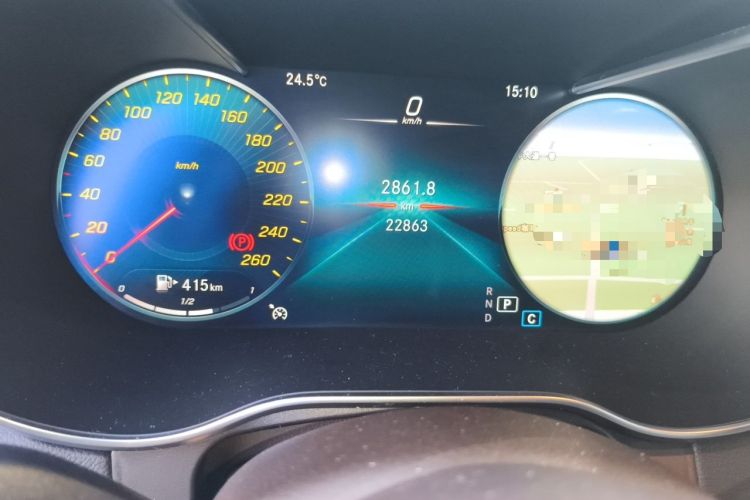 Used Mercedes-Benz GLC 2022 Facelifted GLC 260 L 4MATIC Dynamic Edition Odometer Close Up