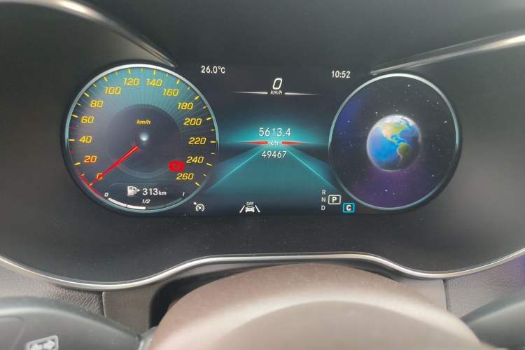 Used Mercedes-Benz GLC 2022 Refreshed GLC 300 L 4MATIC Dynamic Edition Prestige Version Odometer Close Up