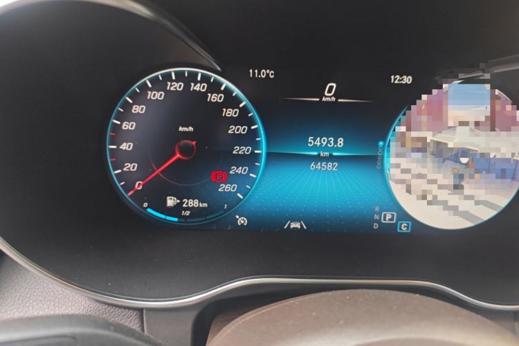 Used Mercedes-Benz GLC 2022 GLC 300 L 4MATIC Dynamic Model Odometer Close Up