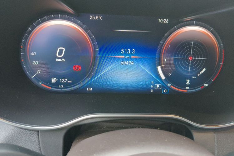 Used Mercedes-Benz GLC 2022 Refreshed GLC 300 L 4MATIC Dynamic Edition Prestige Version Odometer Close Up