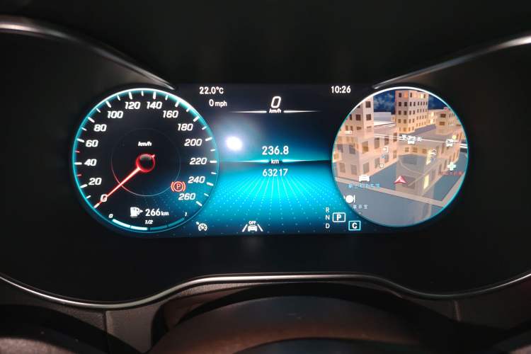 Used Mercedes-Benz GLC 2022 GLC 300 L 4MATIC Dynamic Model Instrument Cluster