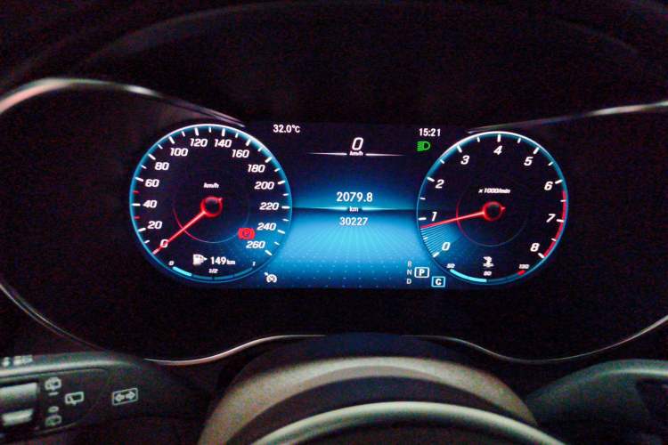 Used Mercedes-Benz GLC 2022 Facelifted GLC 260 L 4MATIC Dynamic Edition Odometer Close Up