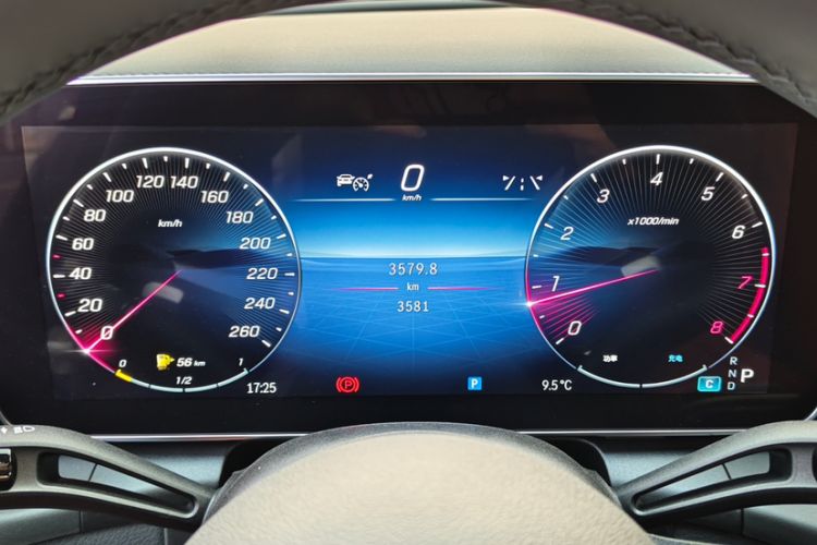 Used Mercedes-Benz GLC 2023 GLC 300 L 4MATIC Dynamic Edition 5-seater Odometer Close Up