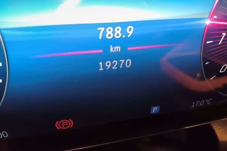Used Mercedes-Benz GLC 2024 GLC 300 L 4MATIC Dynamic Edition 5-seater Odometer Close Up