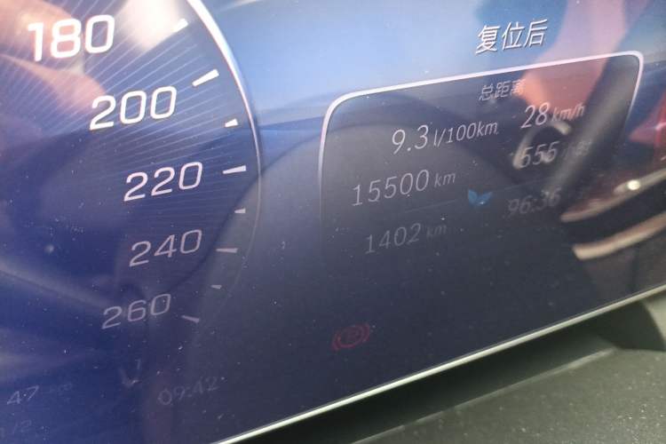 Used Mercedes-Benz GLC 2024 GLC 260 L 4MATIC Dynamic Edition 5-seater Odometer Close Up