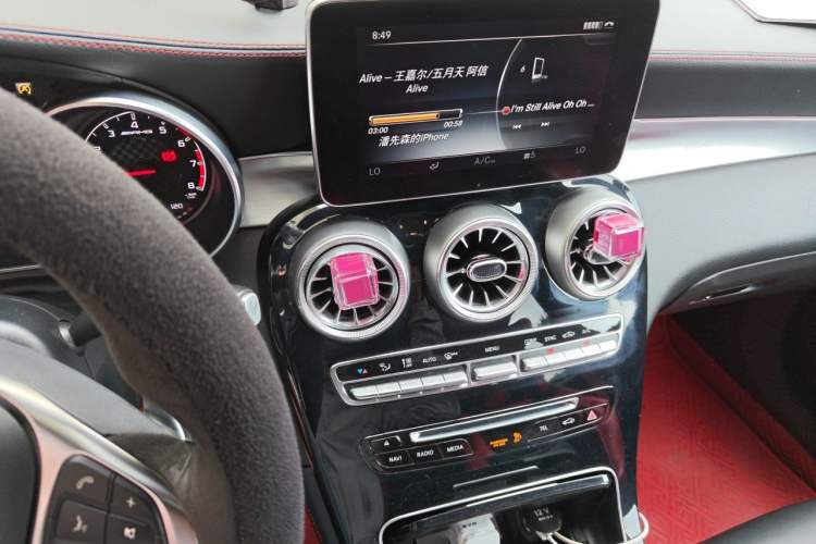 Used Mercedes-Benz GLC AMG 2017 AMG GLC 43 4MATIC Audio And AC Panel