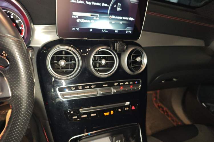 Used Mercedes-Benz GLC AMG 2017 AMG GLC 43 4MATIC Audio And AC Panel