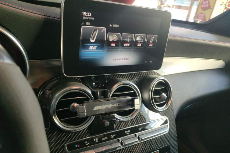 Used Mercedes-Benz GLC AMG 2017 AMG GLC 43 4MATIC Special Edition Audio And AC Panel
