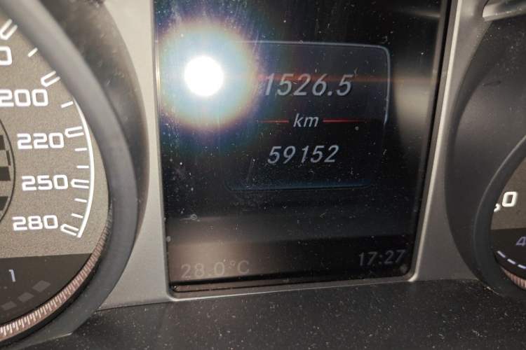 Used Mercedes-Benz GLC AMG 2017 AMG GLC 43 4MATIC Odometer Close Up