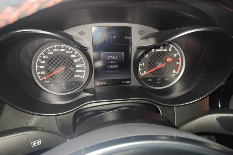 Used Mercedes-Benz GLC AMG 2017 AMG GLC 43 4MATIC Special Edition Odometer Close Up