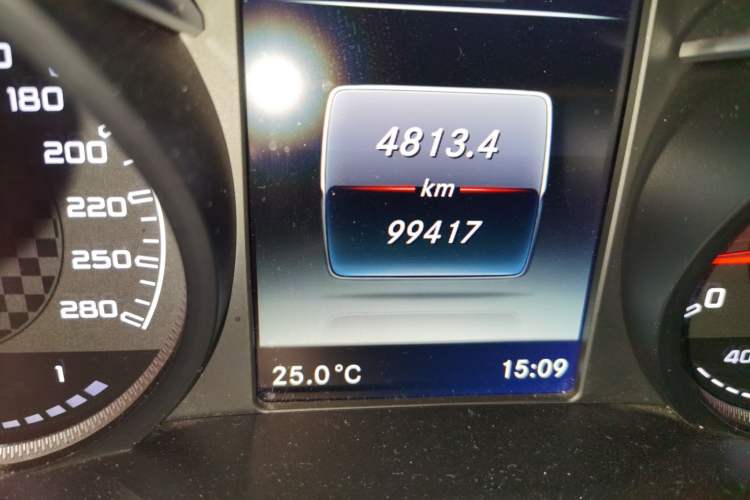 Used Mercedes-Benz GLC AMG 2017 AMG GLC 43 4MATIC Odometer Close Up